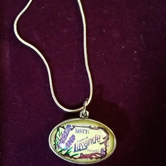 La Ti Da Handmade Creations Jewelry - Savon Advertise 2-Sided Pendant with 24" Chain